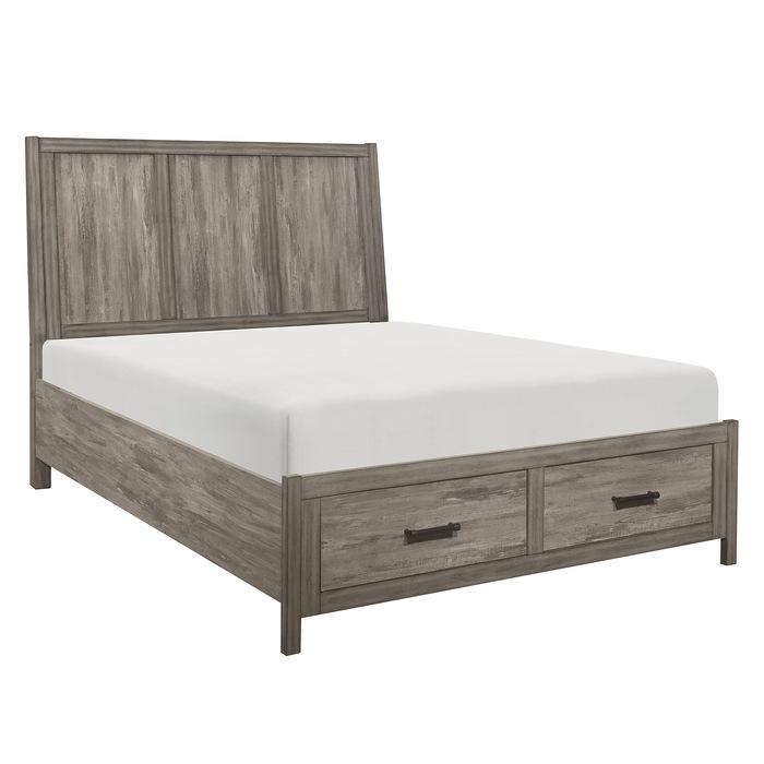 Bainbridge (3) Eastern King Platform Bed with Footboard Storage - Furniture World SW (WA)