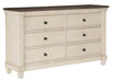 Weaver Dresser in Two Tone 1626-5 - Furniture World SW (WA)