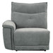 Tesoro Power Double Reclining Sofa w/ Power Headrests in Dark Gray 9509DG-3PWH - Furniture World SW (WA)