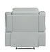 Darwan Lay Flat Recliner in Light Gray - Furniture World SW (WA)