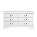 Mayville 6 Drawer Dresser in White 2147W-5 image