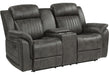 Centeroak Double Reclining Loveseat in Gray 9479BRG-2 - Furniture World SW (WA)