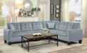 Lantana 2-Piece Reversible Sectional in Gray 9957GYSC - Furniture World SW (WA)