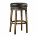5681BLK-29 - Round Swivel Pub Height Stool, Black image