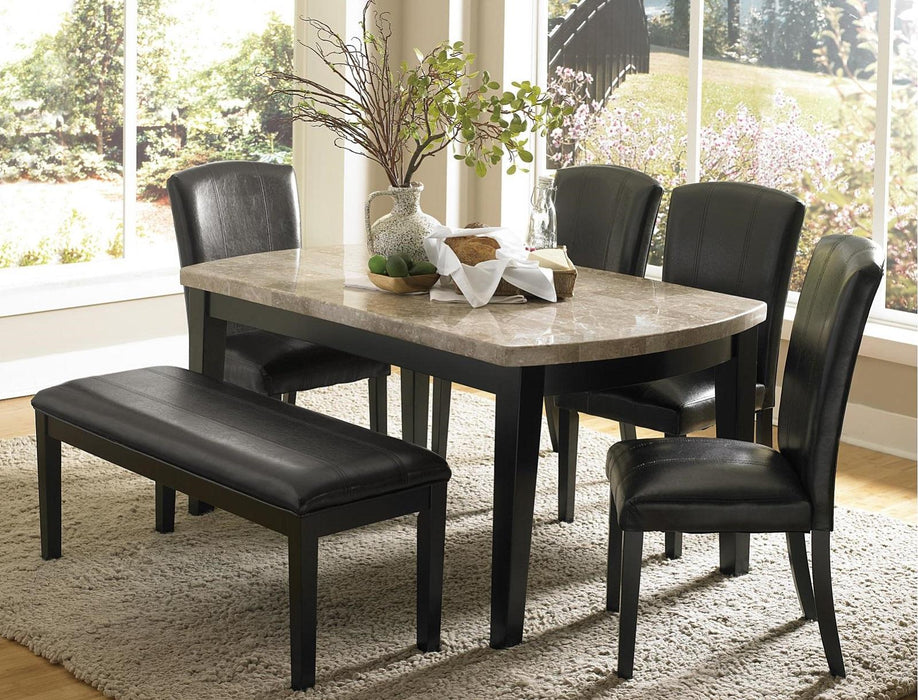 Cristo Dining Table in Dark Espresso 5070-64 - Furniture World SW (WA)