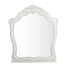 Cinderella Mirror in Antique White with Grey Rub-Through 1386NW-6 image