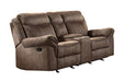 Aram Double Glider Reclining Loveseat in Dark Brown 8206NF-2 - Furniture World SW (WA)