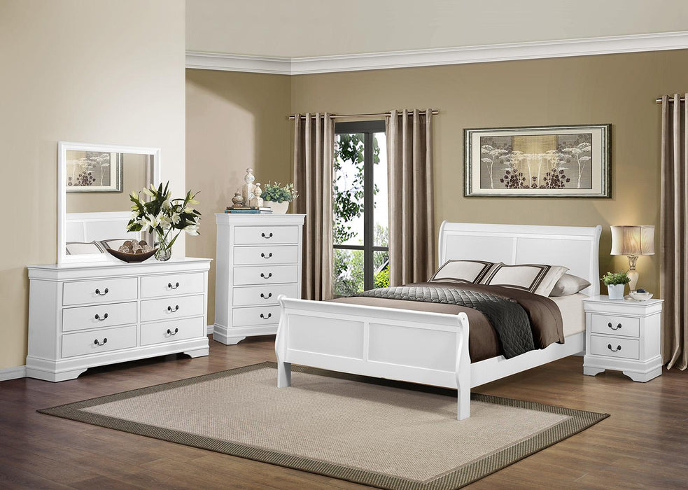 Mayville 2 Drawer Nightstand in White 2147W-4 - Furniture World SW (WA)