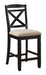 Baywater Counter Height Chair in Black (Set of 2) - Furniture World SW (WA)