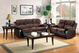 Granley Double Reclining Sofa in Chocolate 9700FCP-3 - Furniture World SW (WA)