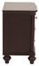 Marston 3 Drawer Nightstand in Dark Cherry 2615DC-4 - Furniture World SW (WA)