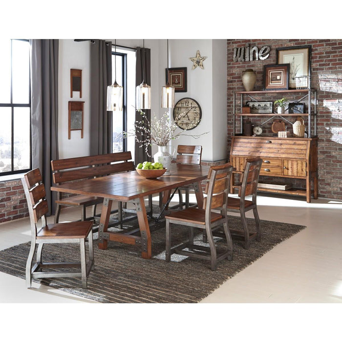 Holverson Side Chair in Rustic Brown (Set of 2) - Furniture World SW (WA)