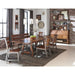 Holverson Bench w/ Back in Rustic Brown 1715-BH - Furniture World SW (WA)