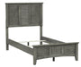 Garcia Twin Panel Bed in Gray 2046T-1 - Furniture World SW (WA)