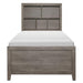 Woodrow Twin Platform Bed in Gray 2042NBT-1 image
