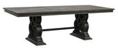 Arasina Dining Table in Dark Pewter 5559N-96 - Furniture World SW (WA)