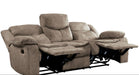 Bastrop Double Reclining Sofa in Brown 8230FBR-3 - Furniture World SW (WA)