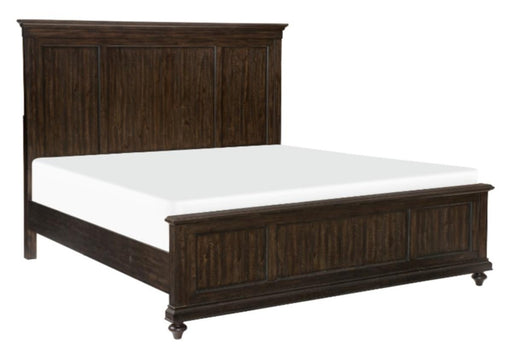 Cardona Queen Panel Bed in Driftwood Charcoal 1689-1 - Furniture World SW (WA)