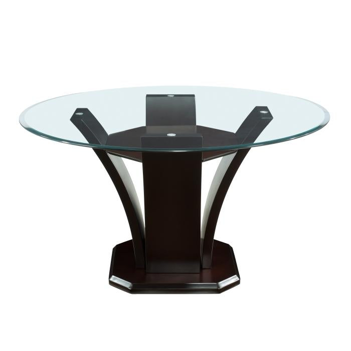 710-54 - (3)Round Dining Table, Glass Top image