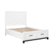 1450WHF-1-Youth (3) Full Platform Bed with Footboard Storage - Furniture World SW (WA)