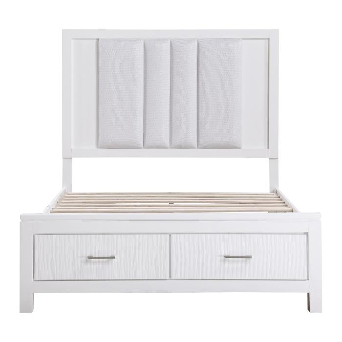 Prism (3) Queen Platform Bed with Footboard Storage - Furniture World SW (WA)