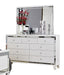 Alonza 9 Drawer Dresser in White 1845-5 - Furniture World SW (WA)