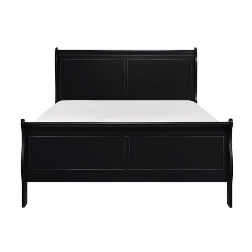 Mayville Queen Sleigh Bed in Black 2147BK-1 image