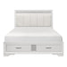 Luster (3) California King Platform Bed with Footboard Storage - Furniture World SW (WA)