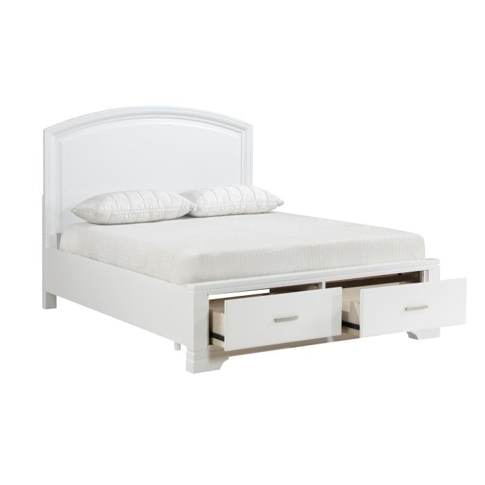 1520WHK-1CK-Bedroom (3) California King Platform Bed with Footboard Storage - Furniture World SW (WA)