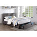 Aitana (4) Full Platform Bed with Storage Footboard - Furniture World SW (WA)