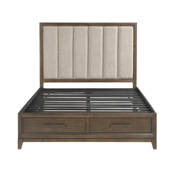 Cambridge (3) Queen Platform Bed with Footboard Storage - Furniture World SW (WA)