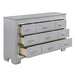 Allura Dresser in Silver 1916-5 - Furniture World SW (WA)