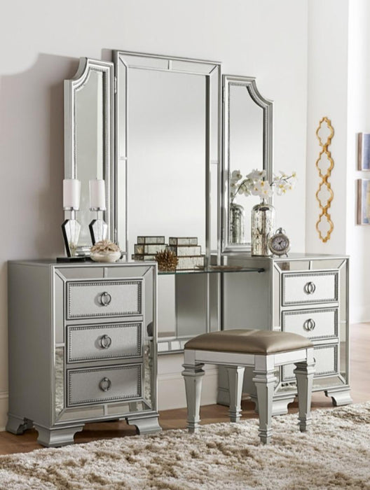 avondale silver dresser Avondale Reflection Drawer Dresser