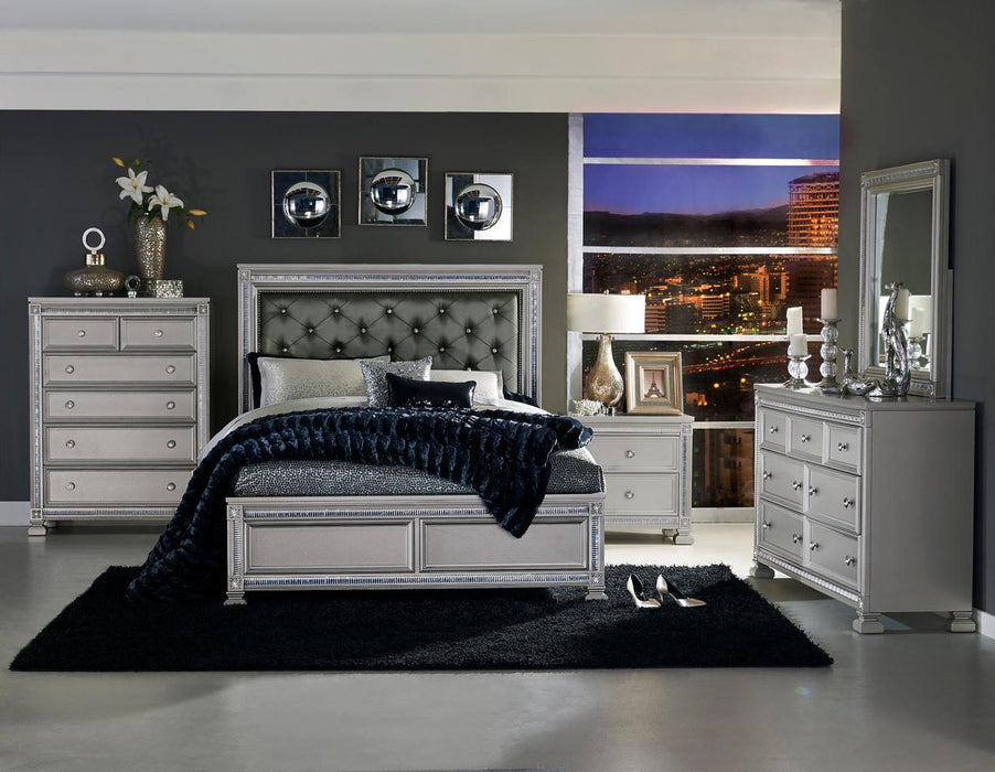 Bevelle 5 Drawer Chest in Silver 1958-9 - Furniture World SW (WA)