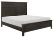 Blaire Farm King Panel Bed in Saddle Brown Wood 1675K-1EK - Furniture World SW (WA)