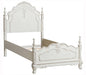 Cinderella Full Poster Bed in Antique White 1386FNW-1 - Furniture World SW (WA)