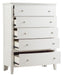Cotterill Chest in Antique White 1730WW-9 - Furniture World SW (WA)