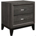 Davi Nightstand in Gray 1645-4 - Furniture World SW (WA)