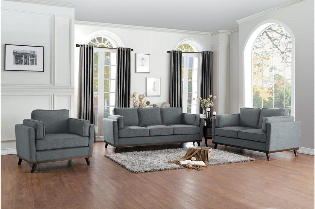Bedos Loveseat in Gray - Furniture World SW (WA)