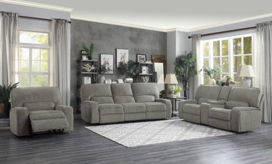 Borneo Power Double Reclining Loveseat in Mocha - Furniture World SW (WA)