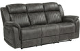 Centeroak Double Reclining Sofa in Gray 9479BRG-3 - Furniture World SW (WA)