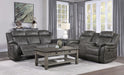 Centeroak Double Reclining Loveseat in Gray 9479BRG-2 - Furniture World SW (WA)