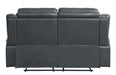 Darwan Double Lay Flat Reclining Loveseat in Dark Gray - Furniture World SW (WA)