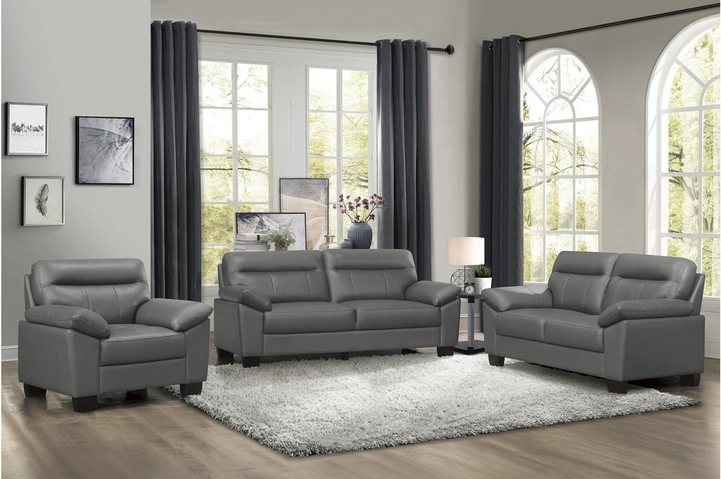 Denizen Sofa in Dark Gray 9537DGY-3 - Furniture World SW (WA)