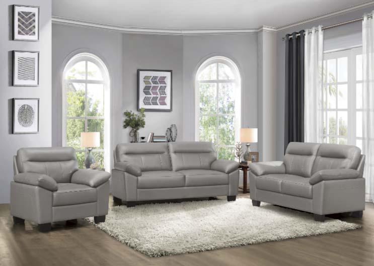 Denizen Sofa in Gray 9537GRY-3 - Furniture World SW (WA)
