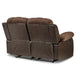 Granley Double Reclining Loveseat in Chocolate 9700FCP-2 - Furniture World SW (WA)