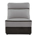 Laertes Armless Chair in Taupe Gray 8318-AC image