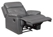 Lambent Double Reclining Chair in Dark Gray - Furniture World SW (WA)