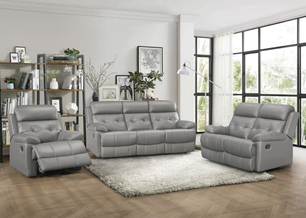 Lambent Double Reclining Chair in Silver Gray - Furniture World SW (WA)