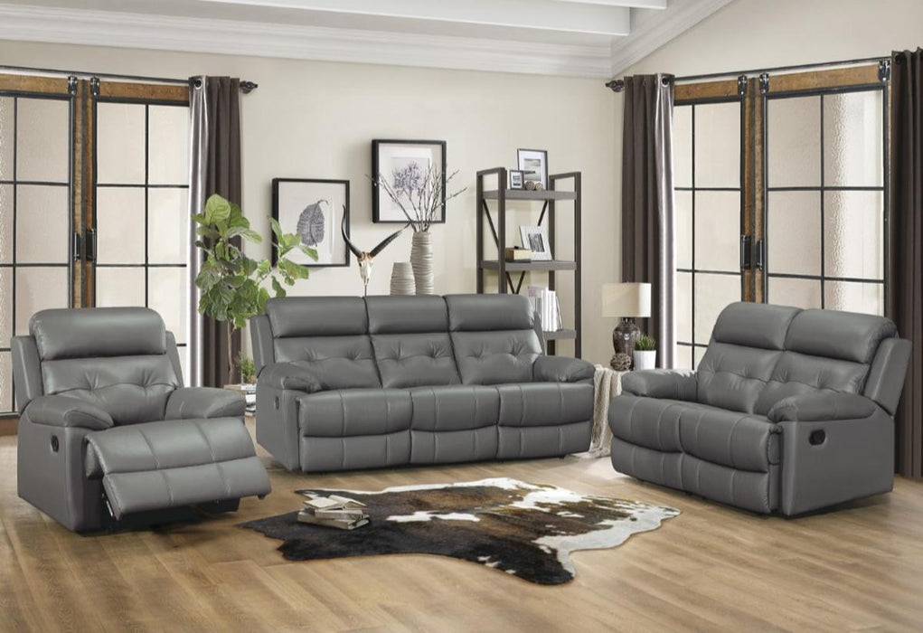Lambent Double Reclining Loveseat in Dark Gray - Furniture World SW (WA)